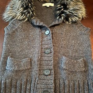 Beautiful Gently Used Loft Faux Fur Vests!